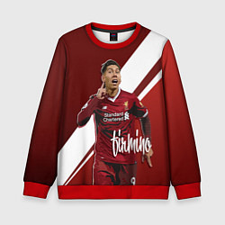 Свитшот детский Roberto Firmino, цвет: 3D-красный
