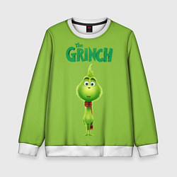 Свитшот детский The Grinch, цвет: 3D-белый