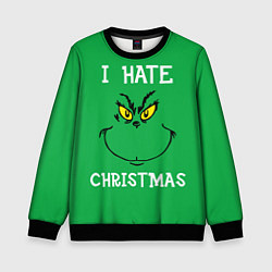 Детский свитшот I hate christmas