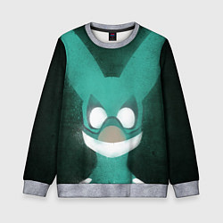 Свитшот детский Izuku Midoriya, цвет: 3D-меланж