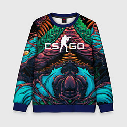 Свитшот детский CS GO hyper beast skin, цвет: 3D-синий