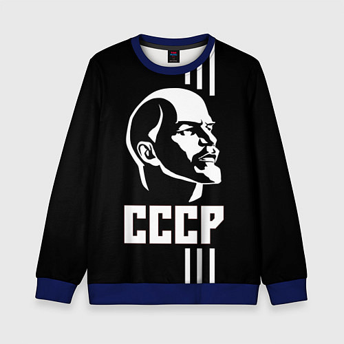 Детский свитшот СССР Ленин / 3D-Синий – фото 1