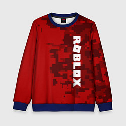 Свитшот детский ROBLOX: Red Camo, цвет: 3D-синий