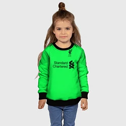 Свитшот детский Liverpool: Alisson GK 18-19, цвет: 3D-черный — фото 2