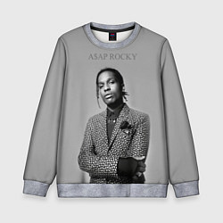 Детский свитшот ASAP Rocky: Grey Fashion