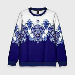 Детский свитшот Растительный орнамент