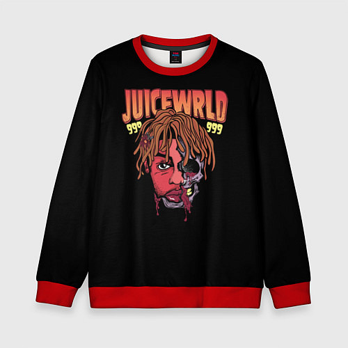 Детский свитшот Juice WRLD / 3D-Красный – фото 1