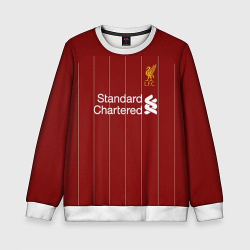 Детский свитшот Virgil van Dijk 19-20 форма / 3D-Белый – фото 1
