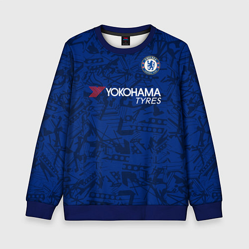 Детский свитшот Chelsea home 19-20 / 3D-Синий – фото 1