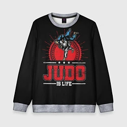 Детский свитшот Judo is life