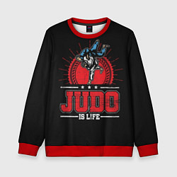 Детский свитшот Judo is life