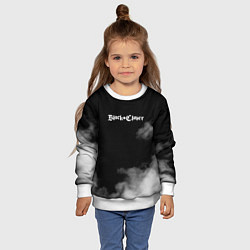Свитшот детский Чёрный клевер, цвет: 3D-белый — фото 2