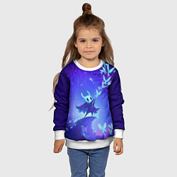 Свитшот детский Hollow Knight, цвет: 3D-белый — фото 2
