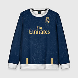 Свитшот детский Sergio Ramos away 19-20, цвет: 3D-белый