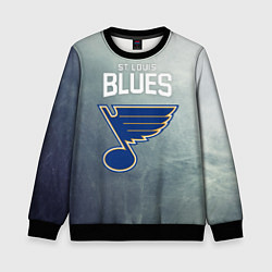 Свитшот детский St Louis Blues, цвет: 3D-черный