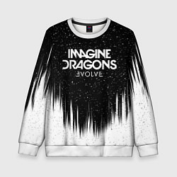 Свитшот детский IMAGINE DRAGONS, цвет: 3D-белый