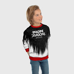 Свитшот детский IMAGINE DRAGONS, цвет: 3D-красный — фото 2