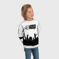 Свитшот детский LINKIN PARK, цвет: 3D-белый — фото 2