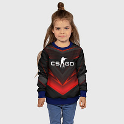 Свитшот детский CS GO logo, цвет: 3D-синий — фото 2