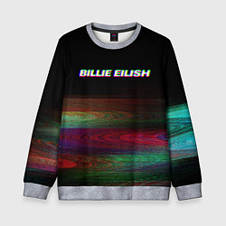 Детский свитшот BILLIE EILISH: Black Glitch