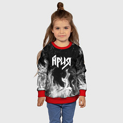 Свитшот детский АРИЯ, цвет: 3D-красный — фото 2