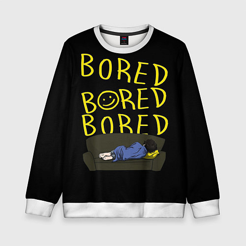 Детский свитшот Boreb / 3D-Белый – фото 1