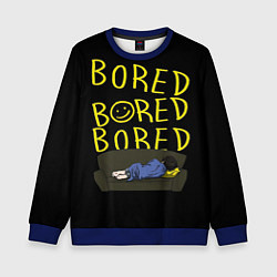 Свитшот детский Boreb, цвет: 3D-синий