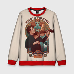 Свитшот детский Sherlock, цвет: 3D-красный