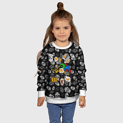 Свитшот детский Король и Шут, цвет: 3D-белый — фото 2