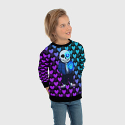 Свитшот детский UNDERTALE, цвет: 3D-черный — фото 2