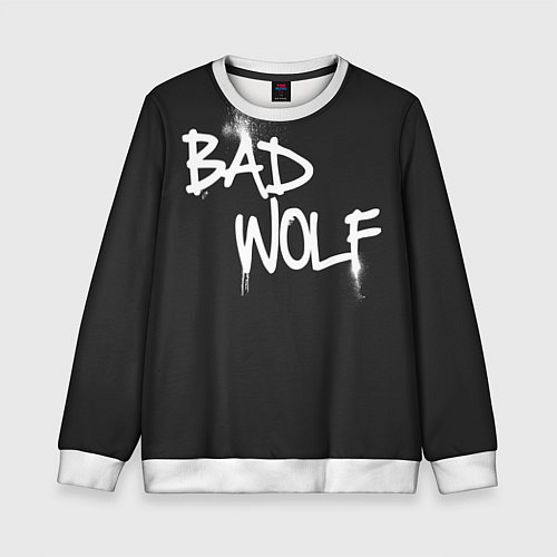 Детский свитшот Bad Wolf / 3D-Белый – фото 1