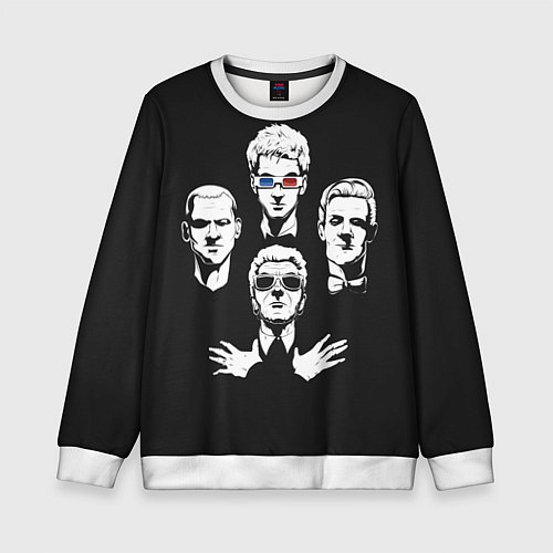 Детский свитшот Doctor Who / 3D-Белый – фото 1