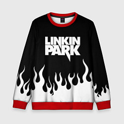 Свитшот детский Linkin Park: Black Flame, цвет: 3D-красный