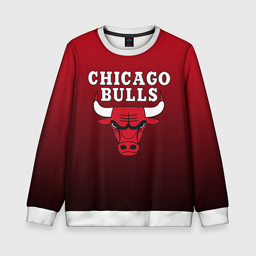 Детский свитшот CHICAGO BULLS / 3D-Белый – фото 1