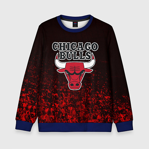 Детский свитшот CHICAGO BULLS / 3D-Синий – фото 1