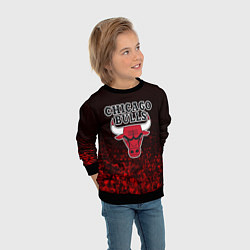 Свитшот детский CHICAGO BULLS, цвет: 3D-черный — фото 2