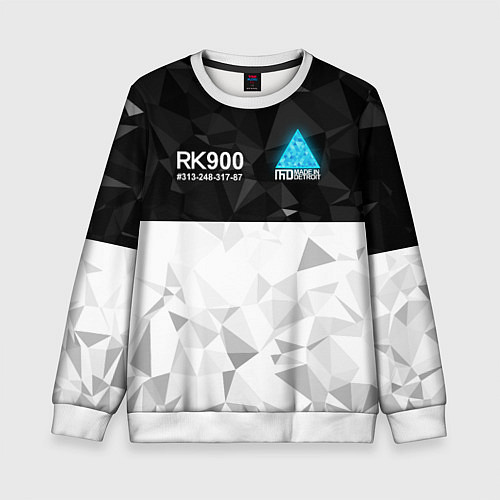 Детский свитшот RK900 CONNOR / 3D-Белый – фото 1