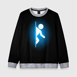 Свитшот детский Portal, цвет: 3D-меланж