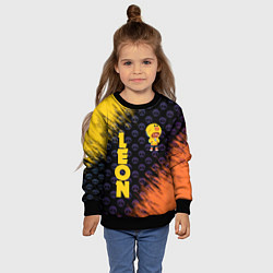 Свитшот детский BRAWL STARS SALLY LEON, цвет: 3D-черный — фото 2