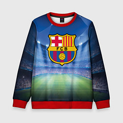Свитшот детский FC Barcelona, цвет: 3D-красный