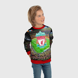 Свитшот детский FC Liverpool, цвет: 3D-красный — фото 2