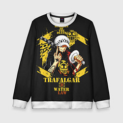 Свитшот детский One Piece Trafalgar Water, цвет: 3D-белый