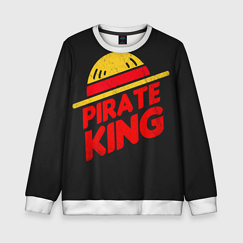 Детский свитшот One Piece Pirate King / 3D-Белый – фото 1