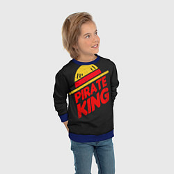 Свитшот детский One Piece Pirate King, цвет: 3D-синий — фото 2
