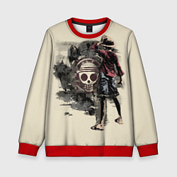 Свитшот детский One Piece, цвет: 3D-красный