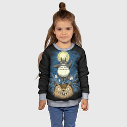 Свитшот детский My Neighbor Totoro, цвет: 3D-меланж — фото 2
