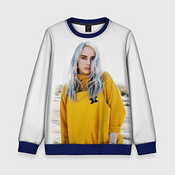 Свитшот детский BILLIE EILISH, цвет: 3D-синий