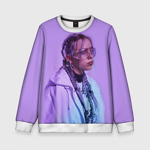 Детский свитшот BILLIE EILISH / 3D-Белый – фото 1