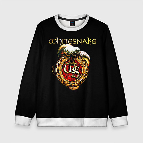 Детский свитшот Whitesnake / 3D-Белый – фото 1