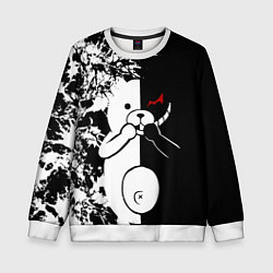 Свитшот детский Monokuma, цвет: 3D-белый